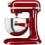 Планетарний міксер KitchenAid Artisan з підйомною чашею 5.6 л червоний (5KSM60SPXEER) - мініатюра 2
