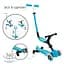 Самокат Globber Go Up Active Lights 360 колеса светятся до 20/50кг от 1 года голубой (749-300) - миниатюра 2