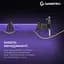 Настільне кріплення для монітора Gamepro MAG100V 17`-40` Black/Violet [148277] - мініатюра 13