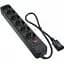 Мережевий фільтр живлення Patron 0.5 m3*1mm2 (SP-1062U) 6 розеток BLACK (EXT-PN-SP-1062U) - мініатюра 1