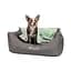 Лежак Pet Fashion Prime, 66x52x24, серый с зеленым - миниатюра 3