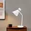 Настольная лампа Brille на гибкой ножке офисная MTL-36 WH E27 - миниатюра 6
