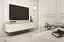 Тумба под телевизор навесная Perfect Home Оро/Oro 2-дверная RTV135 MDF Белый (PFH-091354) - миниатюра 1