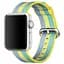 Ремінець Creasted для годинника Apple Watch 42 мм 44 мм нейлоновий з пряжкою, Blue-yellow-green - мініатюра 1