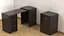 Стол-тумба трансформер Смарт 1/1 Ferrum-decor 750x1450x500 ДСП Венге Магия 16 мм (FRD-106163) - миниатюра 1