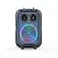 Портативна Bluetooth колонка RIAS ZQS - 8120 8 RGB Валіза з караоке 3000 mAh 20W Black - мініатюра 2