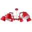Люстра подвесная Brille паук E27 40W Red (BL-132S/6) - миниатюра 2