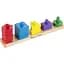 Пірамідка Melissa&Doug дерев'яна на платформі (MD10379) - мініатюра 1