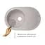Кухонная мойка Lidz 780x500/200 GRA-09 (LIDZGRA09780500200), Серый - миниатюра 3