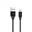 Кабель SkyDolphin S55L Neylon USB - Lightning (M/M), 1 м, Black (SDUSB-000434) - миниатюра 1