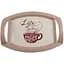 Таця для сервірування Violet House 0081 Cappuccino, 32x44,5x8 см (0081 Cappuccino 32*44,5*8 см) - мініатюра 2