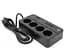 Мережевий фільтр-подовжувач Voltronic G-13 3000W 4 Socket + 4 USB 3.2 А + 2 Type-C 2 м Black - мініатюра 2