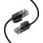 Патч-корд Ugreen NW122 CAT 6A Pure Copper Ethernet Cable OD2.8 5m Black (70654) [147320] - мініатюра 2