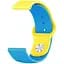 Набір ремінців BeCover Ukrainian Freedom для Amazfit Stratos (22 mm)/ Stratos 2/2S/3 /Amazfit GTR 2/Amazfit GTR 47mm/Amazfit GTR Lite 47mm/Amazfit Nexo/Amazfit Pace/Amazfit GTR 3 Pro/Amazfit GTR 4 Yellow-Blue (707827) - мініатюра 4