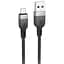 Дата кабель Hoco X109 Energy silicone USB to MicroUSB (3m) Black - мініатюра 1