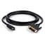 Кабель мультимедійний HDMI to DVI 24+1 3.0m Vinga (VCPHDMIDVI3) - мініатюра 2