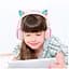 Навушники дитячі Hoco Cat Ear Kids BT Headphones W39 блакитні - мініатюра 6
