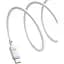 Кабель Baseus Silky Series USB-A to USB-C 100W 1m White (P10377703213-00) [155535] - мініатюра 3