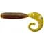 Силикон Reins Fat G-Tail Grub 2" 565 Motor Oil Green Flake (20 шт/уп) - миниатюра 1