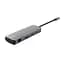 Адаптер Trust Dalyx 8in1 USB-C> 1xUSB-A 3.2/USB-A 2.0/2xUSB-C/HDMI/Ehernet/SD/microSD, Алюминий, 0. teh0018493 - миниатюра 5