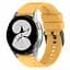 Ремінець для Samsung Galaxy Watch 4 44mm - жовтий ширина кріплення 20мм силікон Watchbands GT (W45-4WB54604168) - мініатюра 2