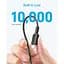 Дата кабель USB-C to Lightning 1.8m nylon 322 black Anker (A81B6G11) - мініатюра 4