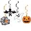 Підвіска-спіраль паперова Yes! Fun Halloween, 80 см, Веселий Хелловін, 4 шт. (973638) - мініатюра 1