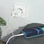 Зарядний - Адаптер мережевий BOROFONE Type-C to Lightning cable Easy Speed single port charger BA57A набір білий - мініатюра 5