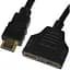 Переходник TCOM штекер HDMI 2 гнезда HDMI-сплитер шнур 0.2 м - миниатюра 1
