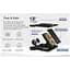 Зарядка Qi 4in1 Wireless Charger RGB X499 Phone/Watch/Earphones 15W Max белая - миниатюра 7