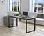 Письмовий стіл Loft Design Q-160-36 Black (Дуб Палена) - мініатюра 1