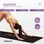 Килимок для йоги EasyFit BlackMoon (замша-каучук) чорний - мініатюра 3