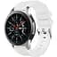 Силіконовий ремінець Watchbands Galaxy до Samsung Galaxy Watch 46mm SM-R800NZSASEK - білий (WB001GALAXYWHITE6) - мініатюра 1