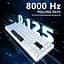Игровая проводная магнитная клавиатура Attack Shark X65 HE / Magnetic Switch / 8К / RGB / 65% / White - миниатюра 3