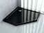 Душовий піддон Rea Diamond black 90x90 REA-K8543, Чорний - мініатюра 3
