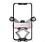 Автомобільний тримач холдер Baseus Mr Hui Gravity Car Mount SUYL-HU0S Silver - мініатюра 4
