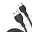 Кабель XO NB200 USB cable for Type-c 2.1A/2 м Чорний - мініатюра 1