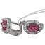 Срібні сережки TOP Silver з фіанітами. 9520114К - мініатюра 1