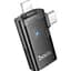 Перехідник Hoco UA36E USB-C Male/Lightning Male to USB-A Female OTG Black [140339] - мініатюра 3