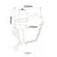 Фен настенный Hotec 12.204 ABS White - миниатюра 2