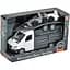 Автомобіль Tigres Mercedes-Benz Sprinter бортовий з лафетом масштаб 1:24 білий з сірим (39669) - мініатюра 1