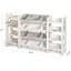 Стеллаж для книг и игрушек Mealux Oliver (KD-E028 White / Grey)  - миниатюра 2