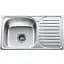 Мийка кухонна Kraft 7642 D Decor з сушаркою 760x420x180x0,8 мм Нержавіюча сталь 30412 - мініатюра 4
