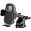 Кріплення для телефону Hoco H15 Fair push-type car holder center console чорний - мініатюра 1