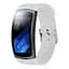 Силіконовий ремінець Primo Classic Shape для Samsung Gear Fit 2/Fit 2 Pro (SM-R360/R365) White - мініатюра 2
