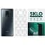 Захисна плівка SKLO Back (тил) Transp. для Xiaomi Poco M4 Pro 4G Прозорий / Черепи - мініатюра 1