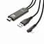 Кабель адаптер HOCO UA14, Lightning HDMI USB, довжина 2 м, передача зображення, підтримка HD - мініатюра 1