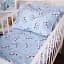 Простыня на резинке MirSon Kids Time 20-0037 Cute blue zebra 70х140 см (2200009639593) - миниатюра 2