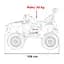 Електромобіль Ramiz OFF ROAD Speed ​​2х12 В,Red (PA.HL598.CR) - мініатюра 8