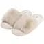 Кімнатні капці жіночі MBM My Home Pava розмір 40-41 бежеві (SL-01 40-41 BEIGE) - мініатюра 1